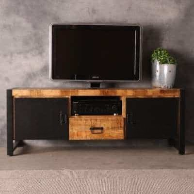 Tv meubel mangohout Bas 150 cm breed.