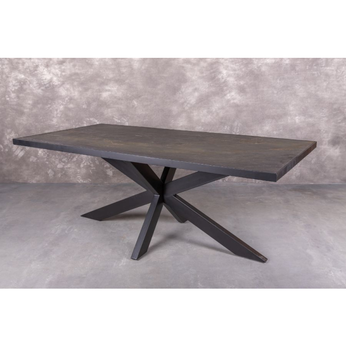 Natuursteen eettafel van 200cm lang 100cm breed