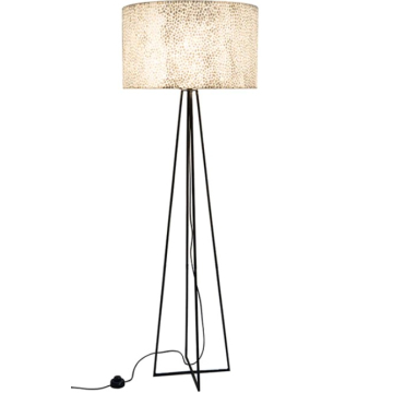 Vloerlamp schelpen wit