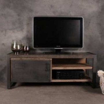 Tv meubel 130 cm breed grijs