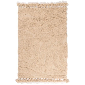 Vloerkleed wol desert wave sand kleur