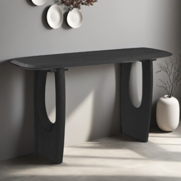 Sidetable 130 cm zwart.