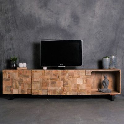 Mango tv meubel 220cm breed. Bijzondere tv